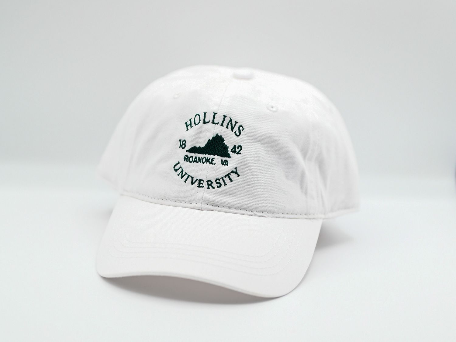Hollins w/ Roanoke Circle, Color: White