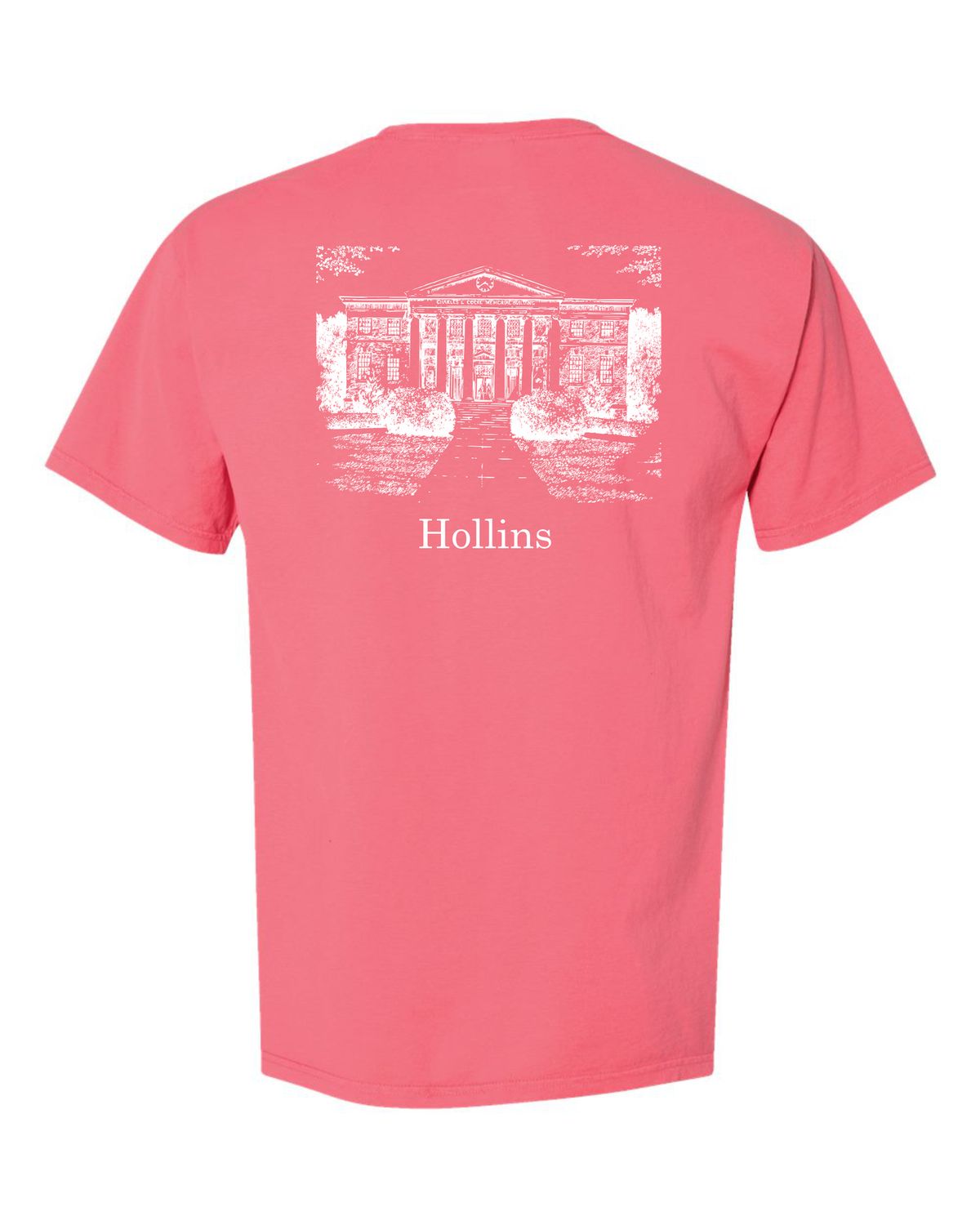 Cocke Building Short Sleeve Tee, Color: Crunchberry, Size: Small