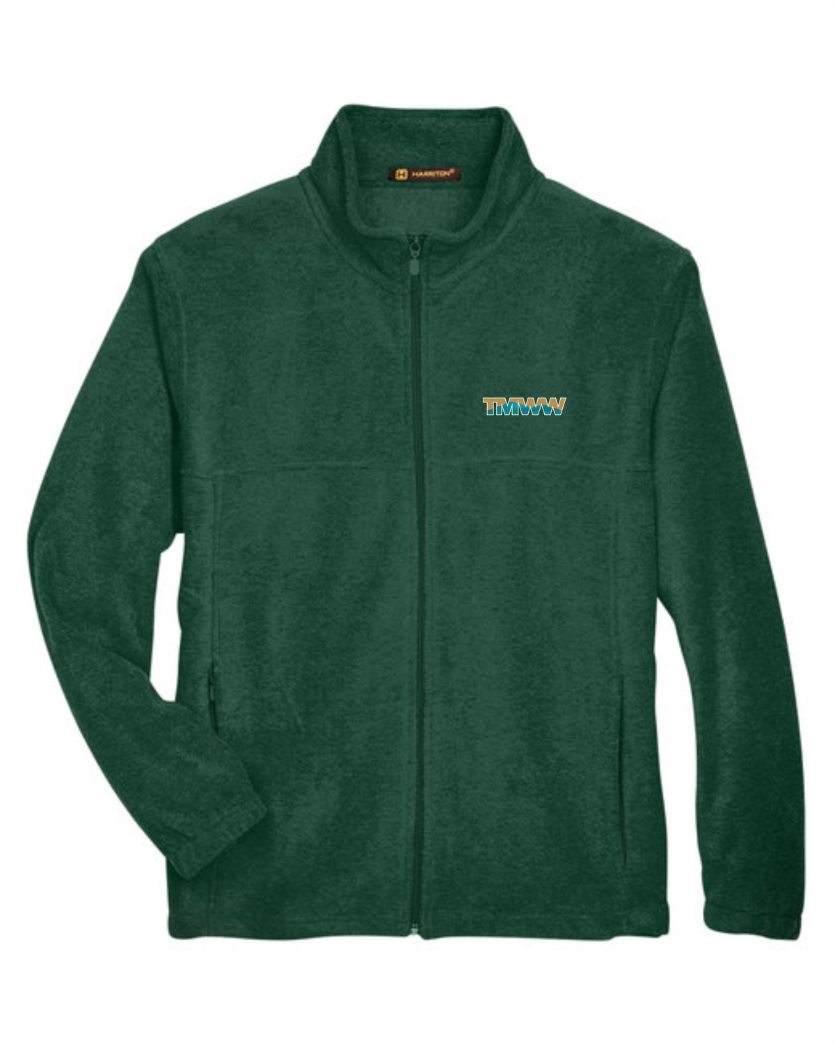TMWW - Unisex Fleece Jacket, Color: Hunter, Logo: Logo, Size: XXL