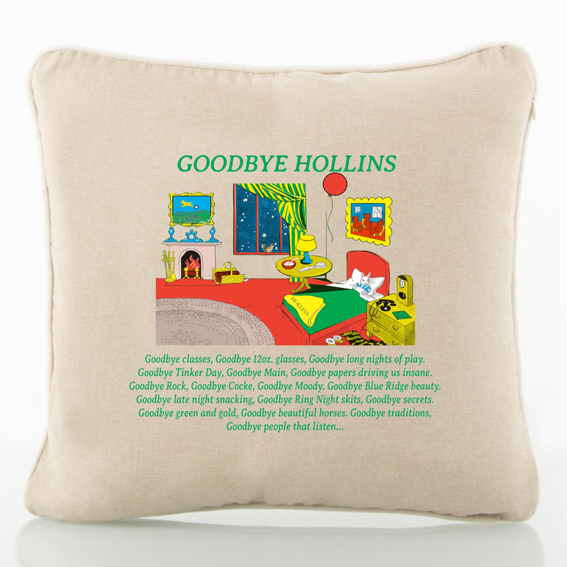 Goodbye Hollins Pillow