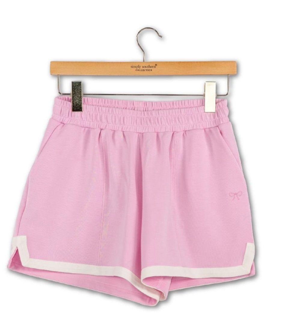 Simply Southern Shirt &amp; Short Set Pink/White