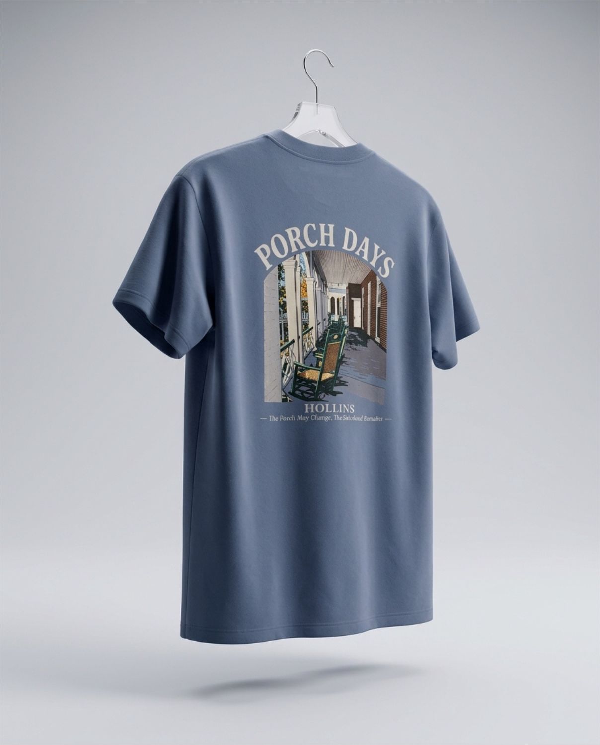 Porch Days S/S Tshirt, Color: Denim, Size: Small