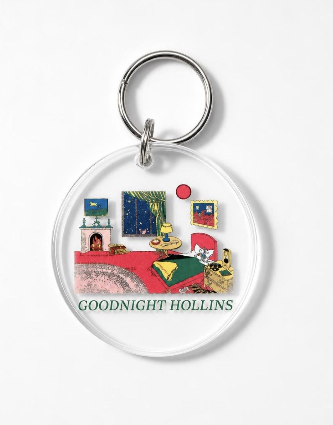 Goodnight Moon Acrylic Keychain