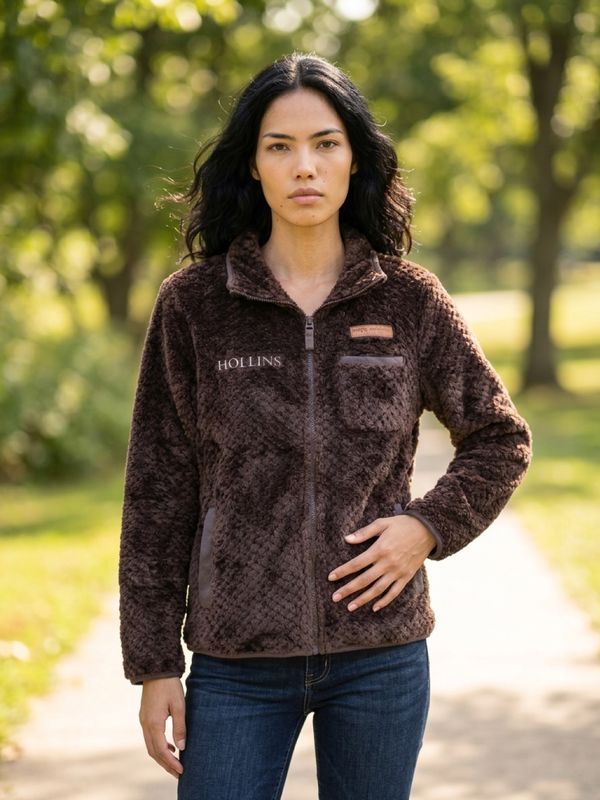 Simply Southern Fleece Jacket Coffee