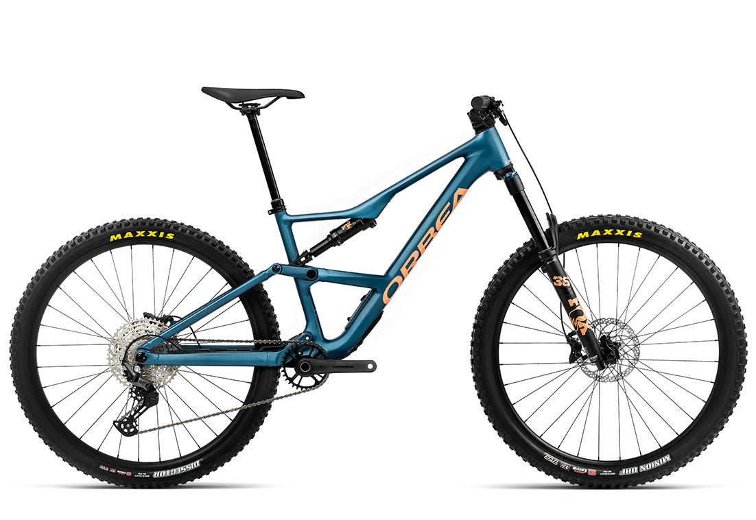 Orbea Occam LT H30 Mountain Bike in Slate Blue/Orange, Small - Available at Suck Creek Cycle