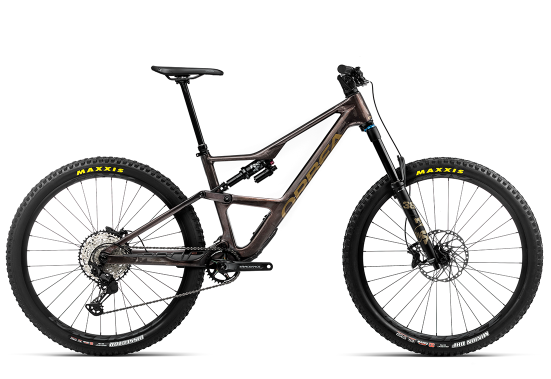 Orbea Occam LT M30 Mountain Bike in Cosmic Carbon/Metallic Olive, Medium - Available at Suck Creek Cycle
