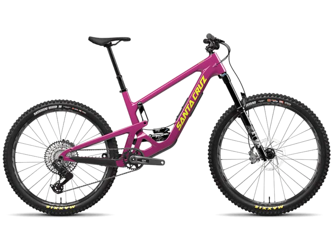 Santa Cruz Bronson 5 C MX GX AXS Medium mountain bike available now at Suck Creek Cycle. Chattanooga's premier MTB dealer.