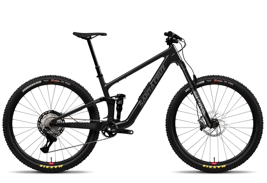 Santa Cruz Tallboy XT Di2 carbon trail bike in Gloss Midnight at Suck Creek Cycle Chattanooga