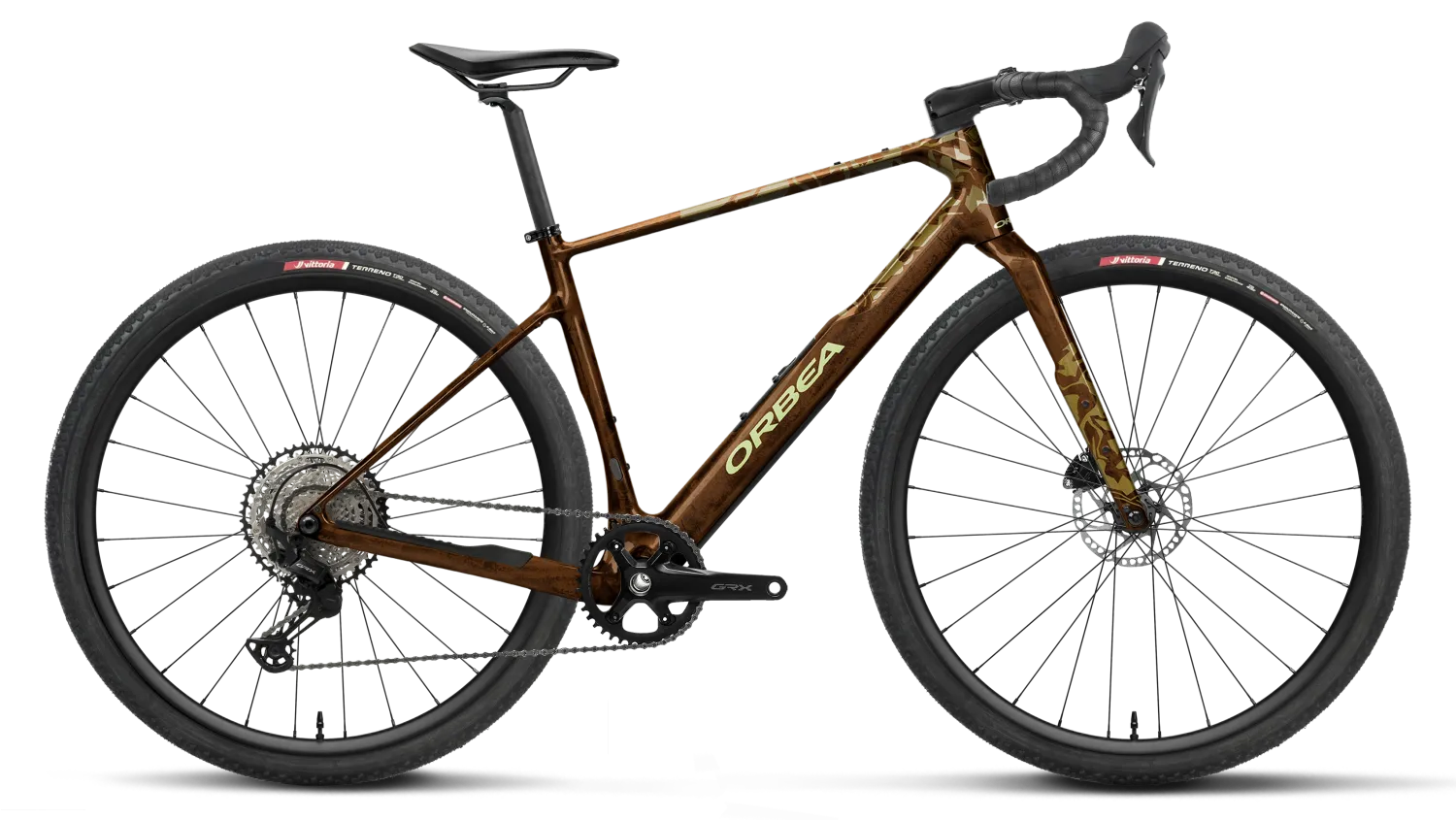 Orbea Terra Race ICR carbon fork with 700x45c Vittoria Terreno tire
