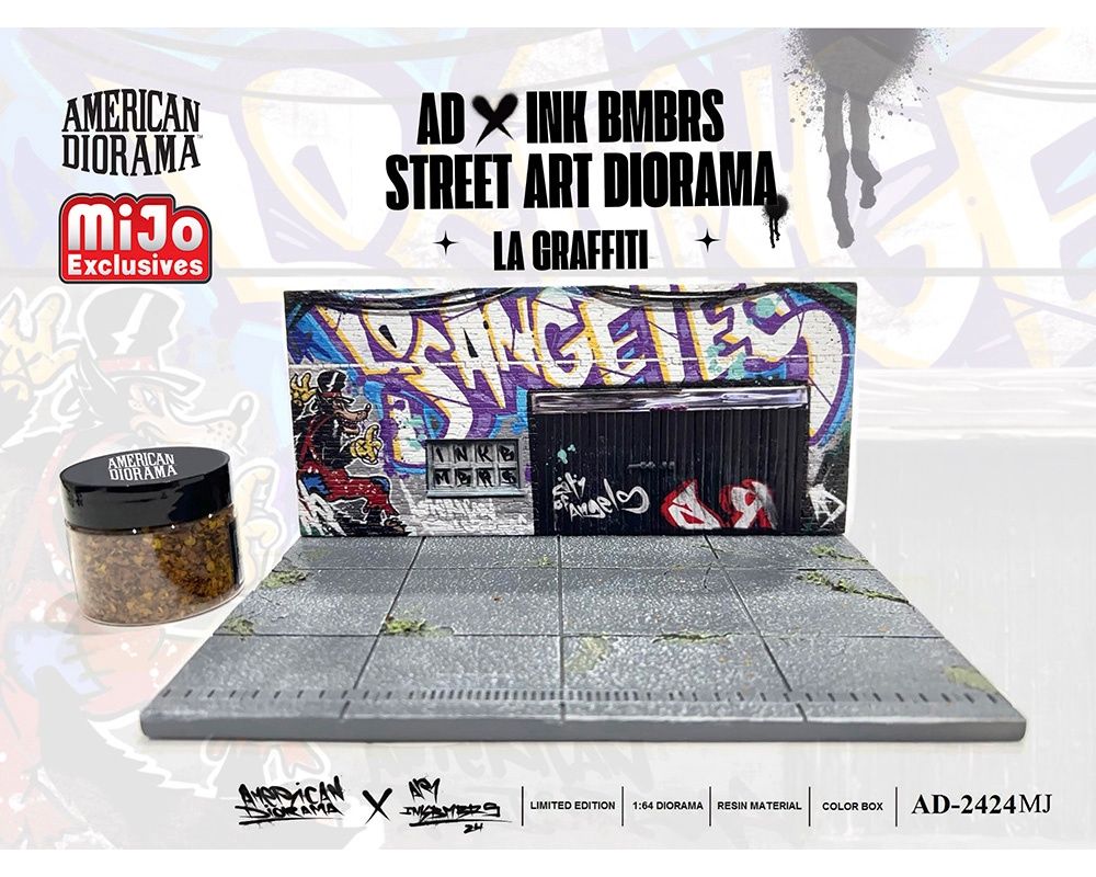 MiJo Exclusives LA Street Art Diorama Graffiti