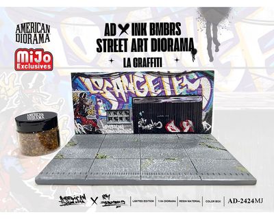 MiJo Exclusives LA Street Art Diorama Graffiti
