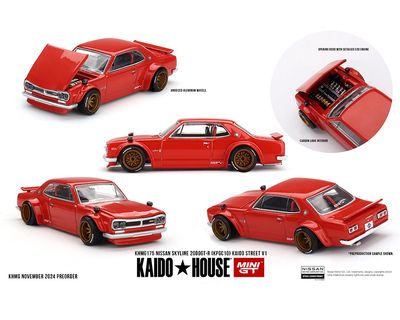 Nissan Skyline 2000GT-R Kaido Street V1- Red