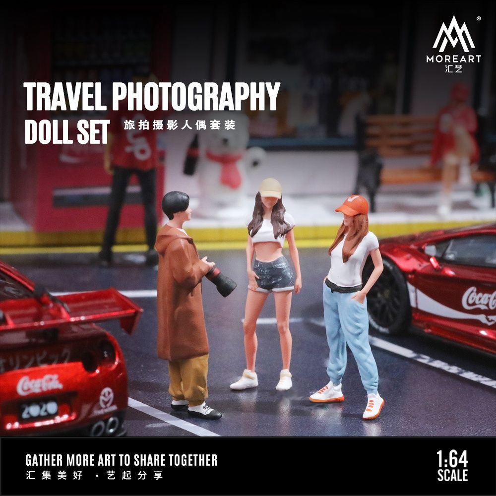 Diorama 1/64 Photographs Doll Set