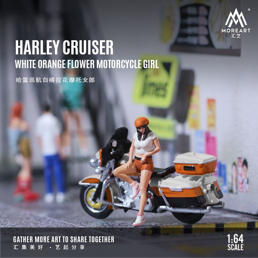 Diorama 1/64  Harley Cruiser