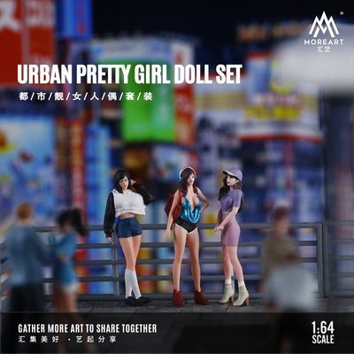 Diorama 1/64  Urban Girl Set
