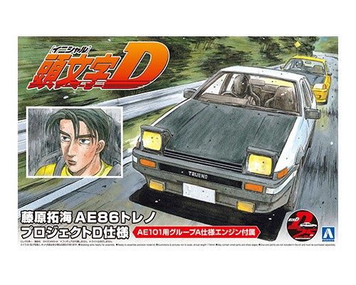 Initial D Toyota Fujiwara Takumi AE86 Trueno Project-D
