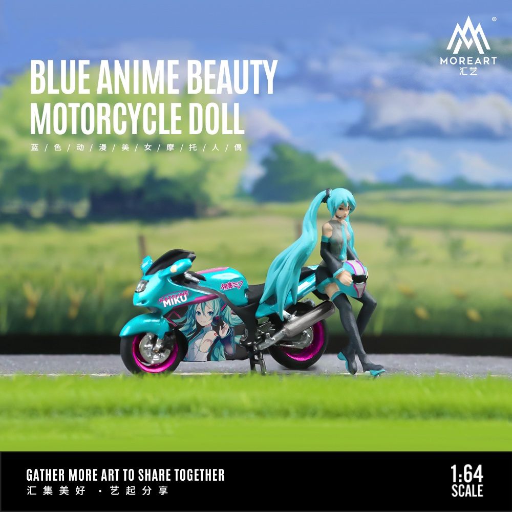 Diorama 1/64 Miku &amp; Bike