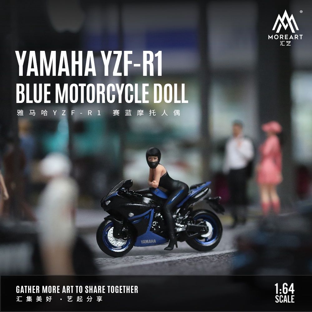 Yamaha YZF-R1 Blue Motorcycle