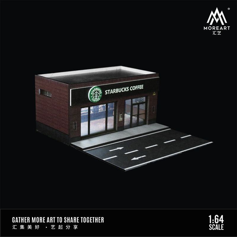Starbucks Lighting Street Scene