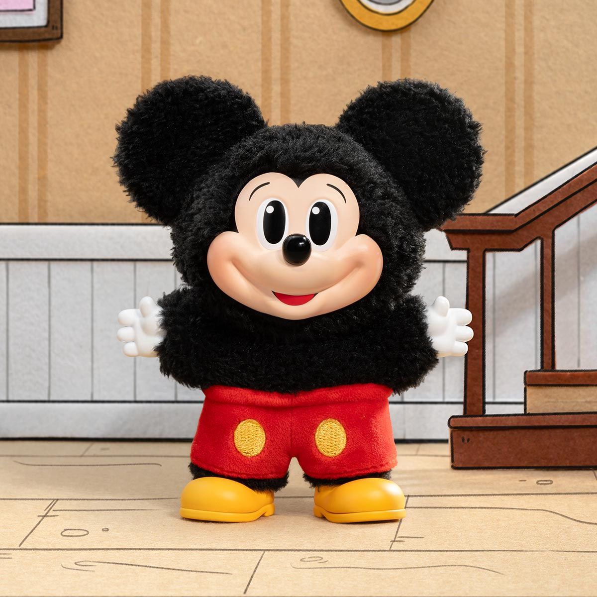 Mickey Family Cute Together Keychain Series