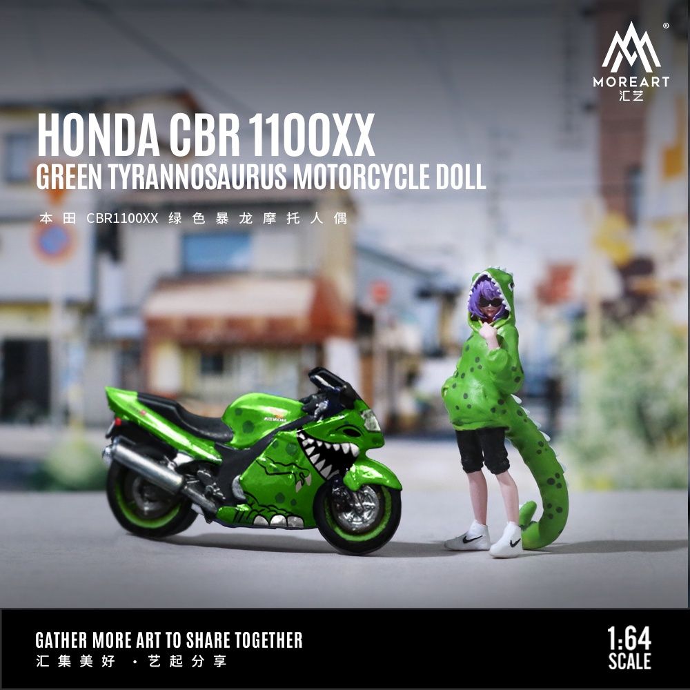 Honda CBR 1100XX Green Girls