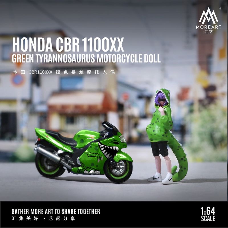 Honda CBR 1100XX Green Girls