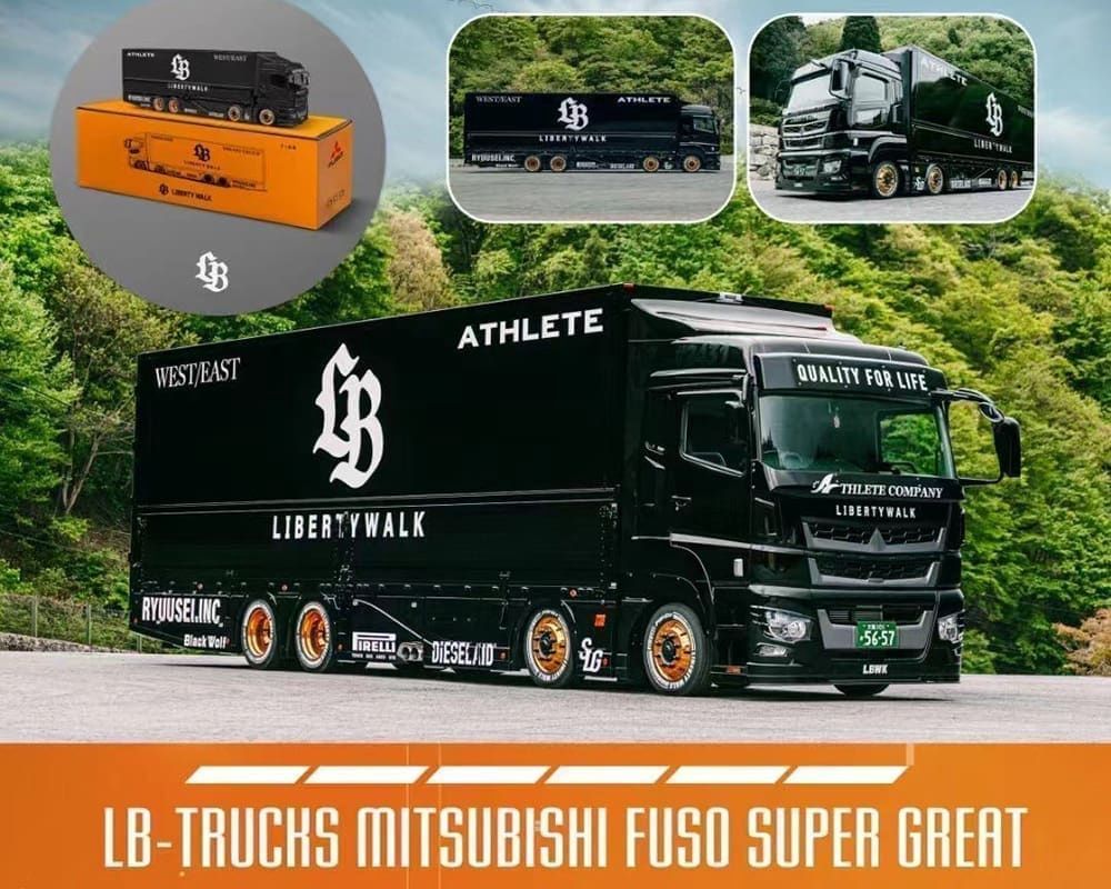Mitsubishi Fuso Super Great Transporter Black