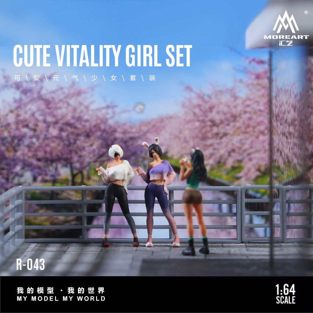 Diorama Cute Girls Set