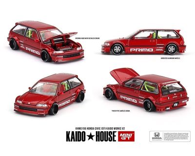 Honda Civic (EF) Kaido Works V2- M Red