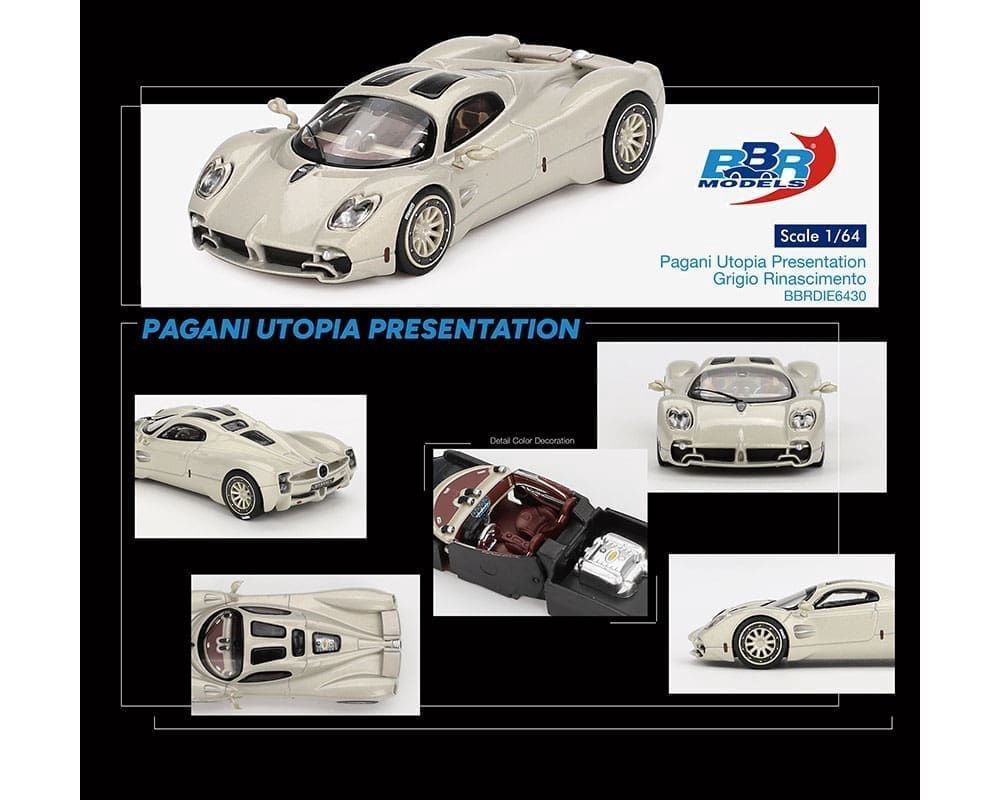 Pagani Utopia Presentation Grigio Rinascimento