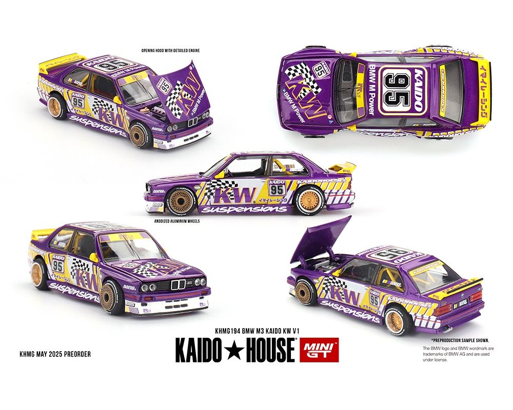 Kaido House x Mini GT 1:64 BMW M3 Kaido KW V1
