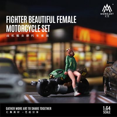 Diorama Fighter Girls with bike