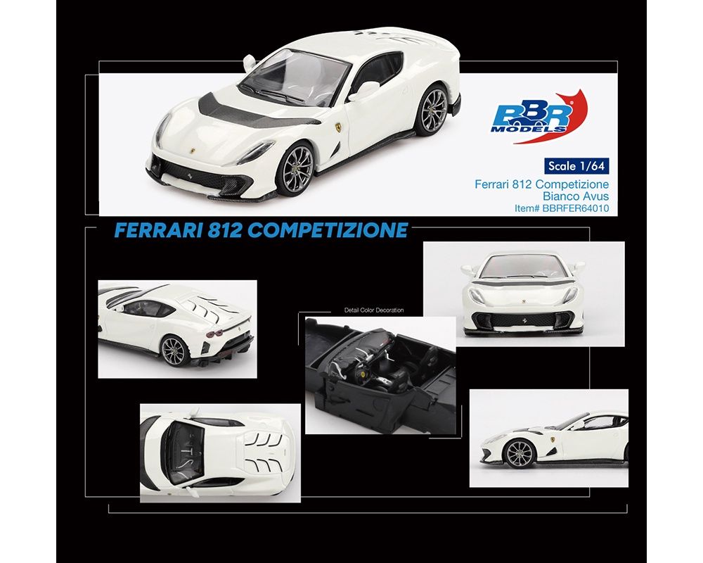Ferrari 812 Competizone Bianco Avus – White