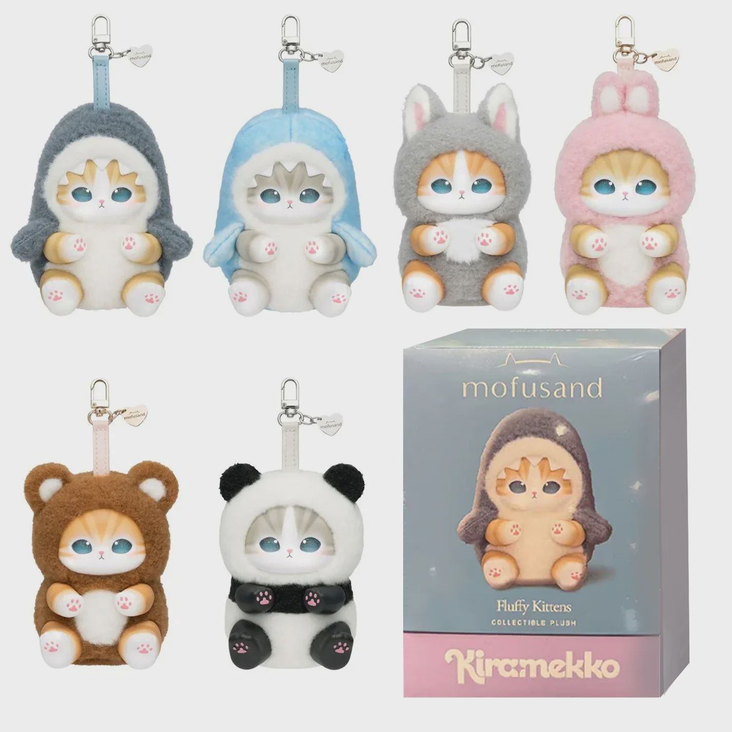Mofusand Kiramekko Fluffy Kittens Blind Box