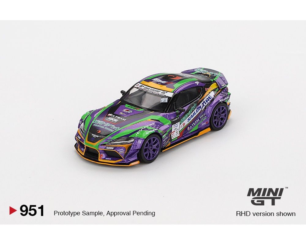 Japan Exclusive Toyota GR Supra KUHL 2021 D1GP EVANGELION RACING 2021- Limited Edition