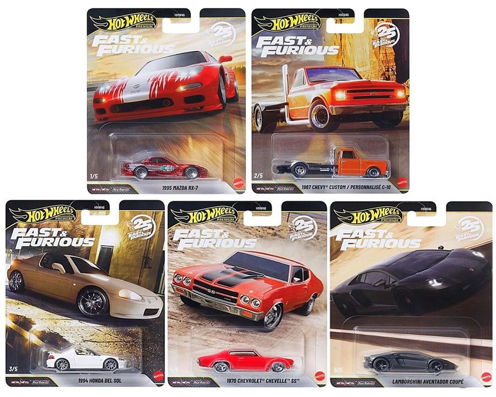 Hot Wheels 1:64 Fast &amp; Furious 25Th Anniversary Premium 2026