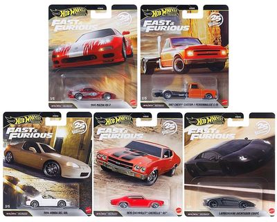Hot Wheels 1:64 Fast &amp; Furious 25Th Anniversary Premium 2026