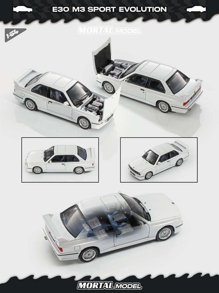 Mortal 1/64 Scale BMW E30 M3 Sport Evolution
