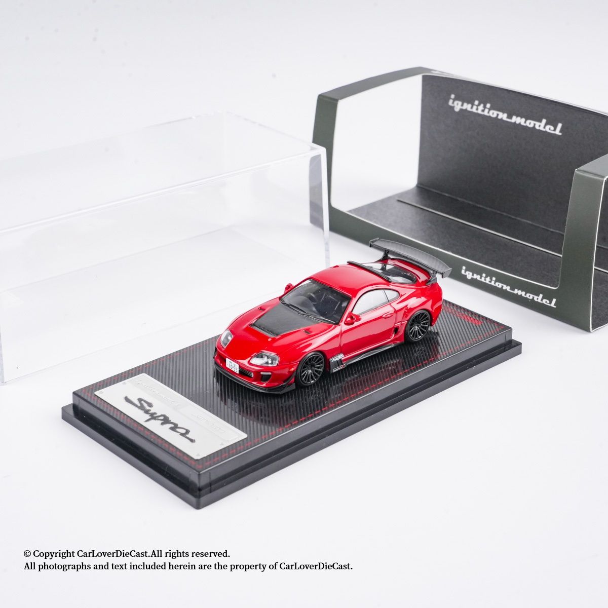 IG 1:64 Toyota Supra (JZA80) RZ Red