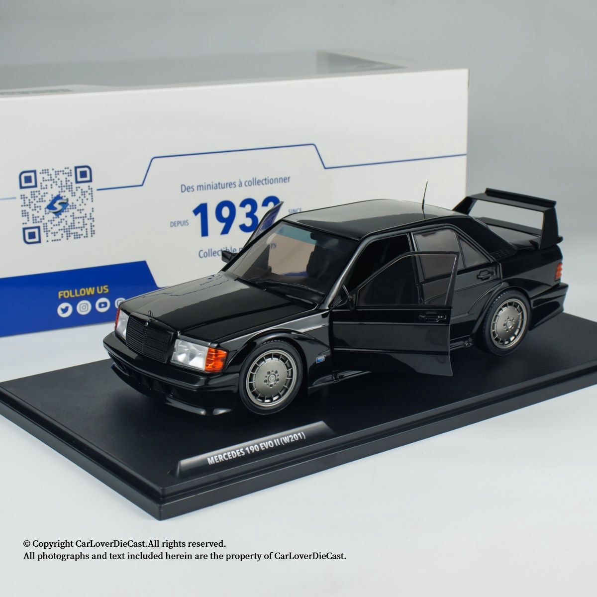 Solido 1:18 MERCEDES-BENZ 190 (W201) EVO II