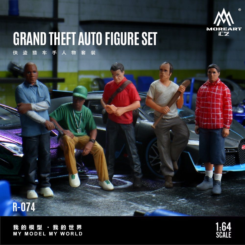 MoreArt1:64 GTA Figures set