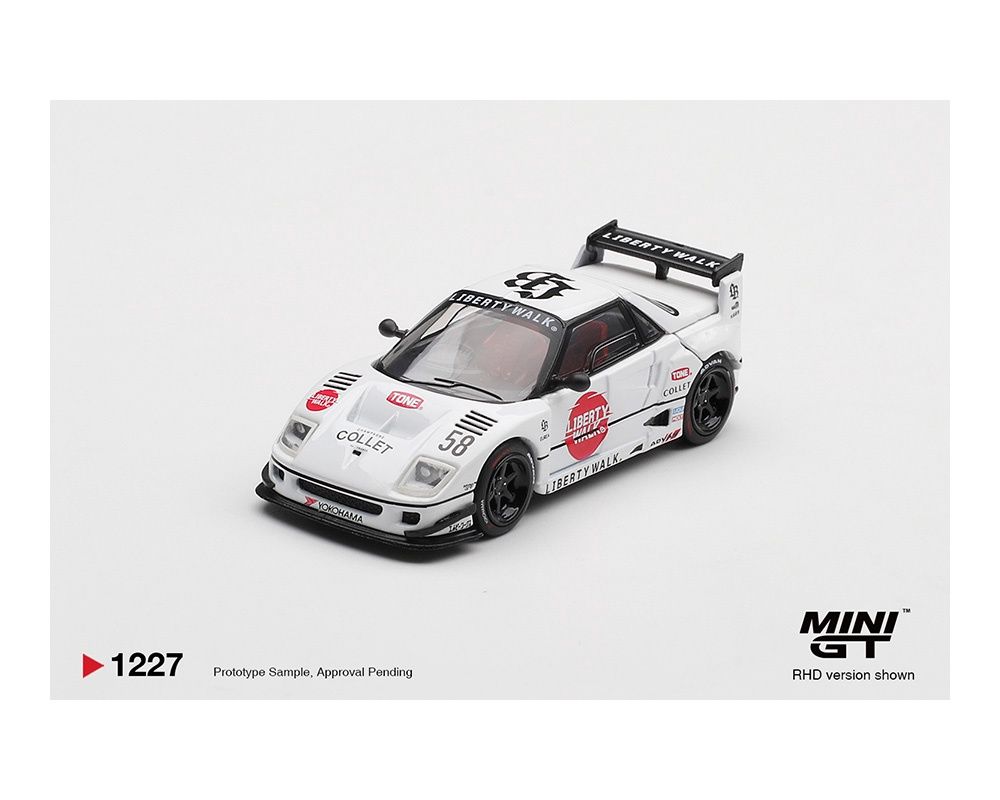 Mini GT 1:64 Mazda AZ-1 Liberty Walk LB40 LB-Hinomaru – White
