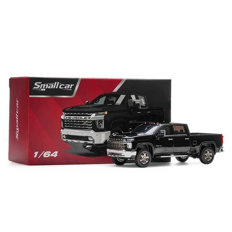 Smallcar 1:64 Chevrolet Silverado 2500, Colour: Black