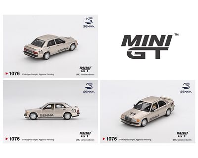 Mini GT 1:64 Mercedes-Benz 190 E 2.3-16 #11 Ayrton Senna 1984 Nürburgring