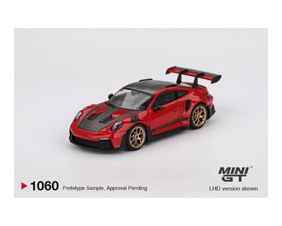 Mini GT 1:64 Porsche 911 (992) GT3 RS Weissach Package – Guards Red