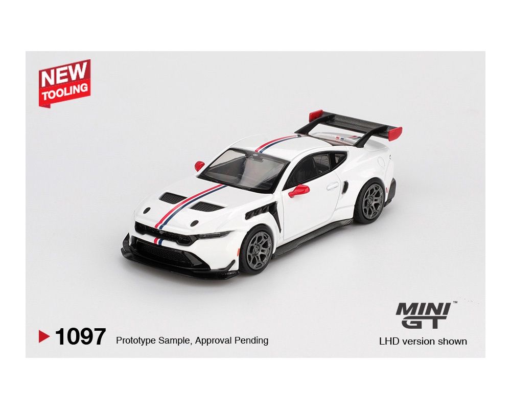 Mini GT 1:64 Ford Mustang GTD Spirit of America – White
