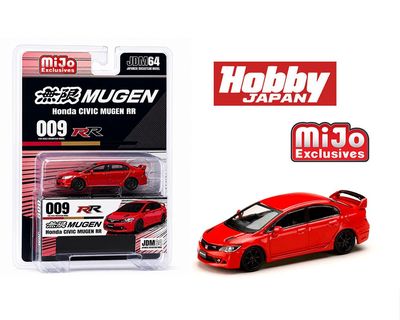 Hobby Japan 1:64 Honda Mugen Civic RR (FD2) – Milano Red
