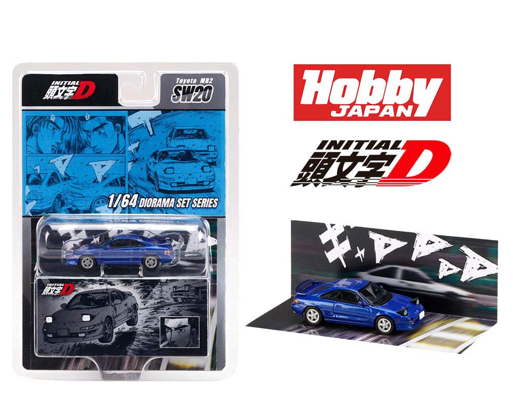 Hobby Japan 1:64 Initial D Diorama Set Series Toyota MR2