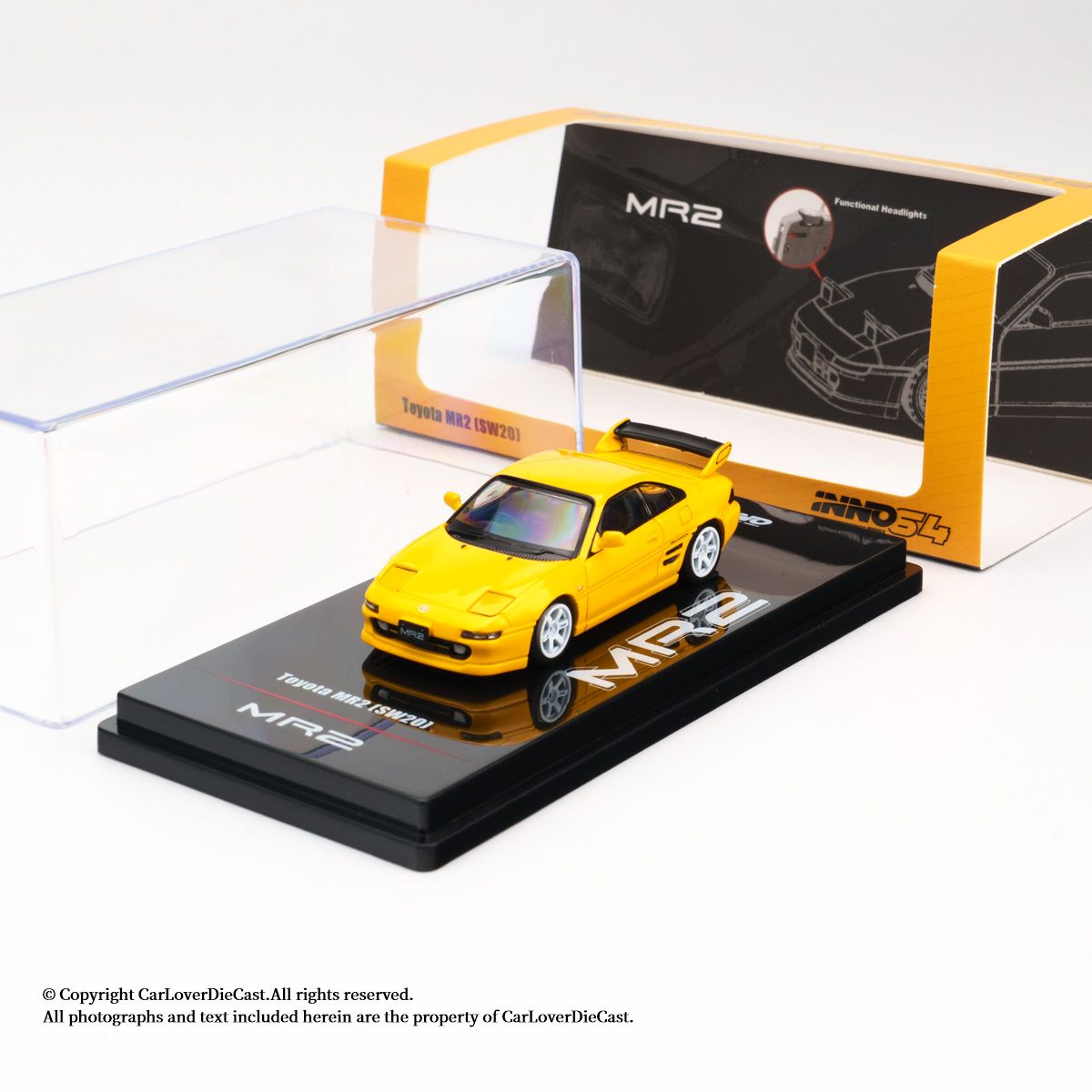 Inno64  Toyota MR2 (SW20) Yellow