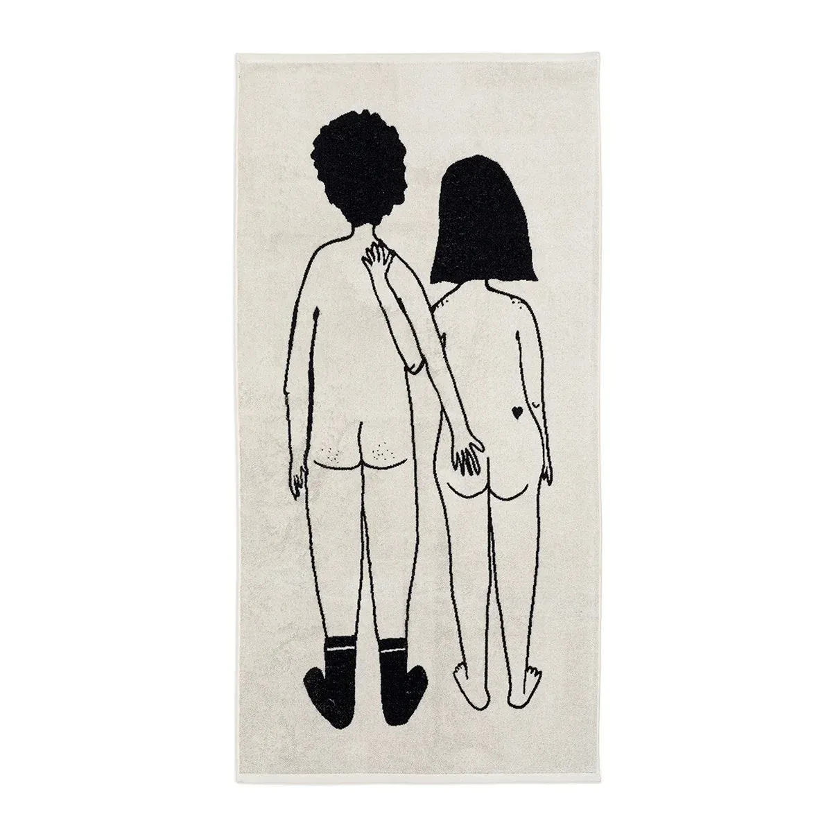 Helen B - Badhanddoek - Naked Couple Back